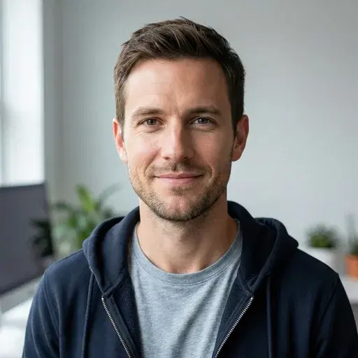 Foto de perfil de Mark Johnson para el ejemplo Cybercore.