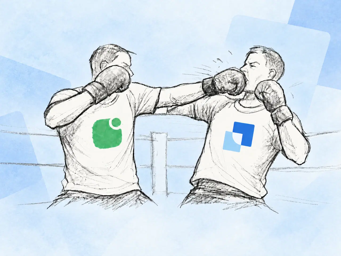 Illustrated comparison of Self and Resume.io for building a professional website from a resume.